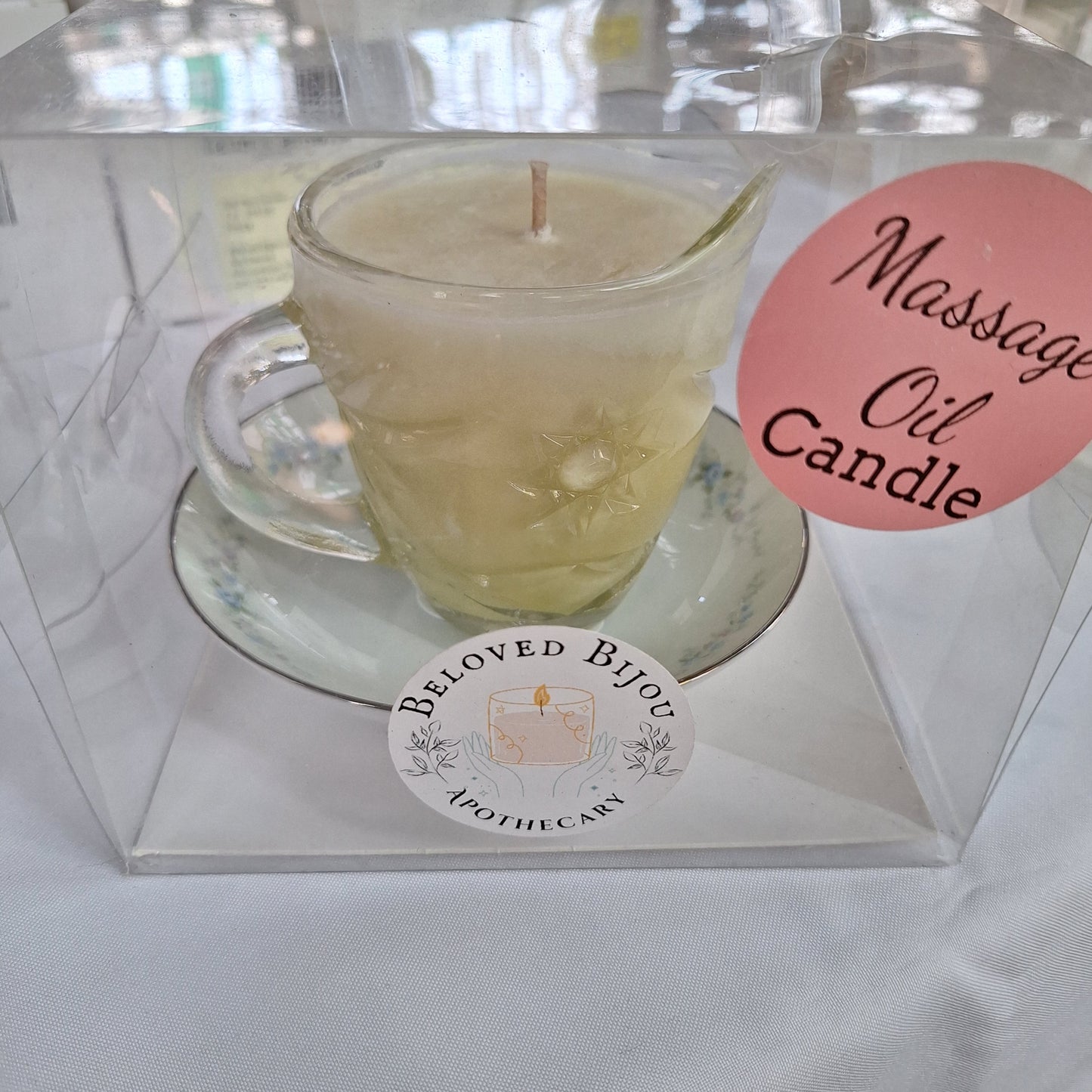 Noritake Roseberry 8 oz Massage Oil Candle