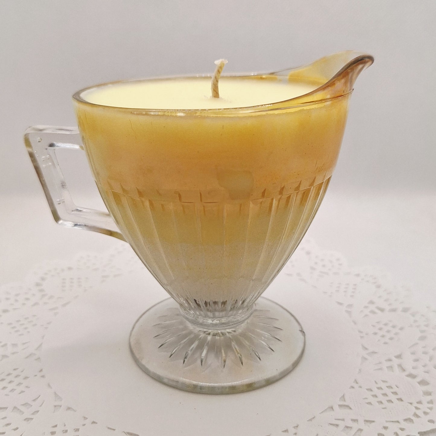 Carnival Glass 6 oz Massage Oil Candle