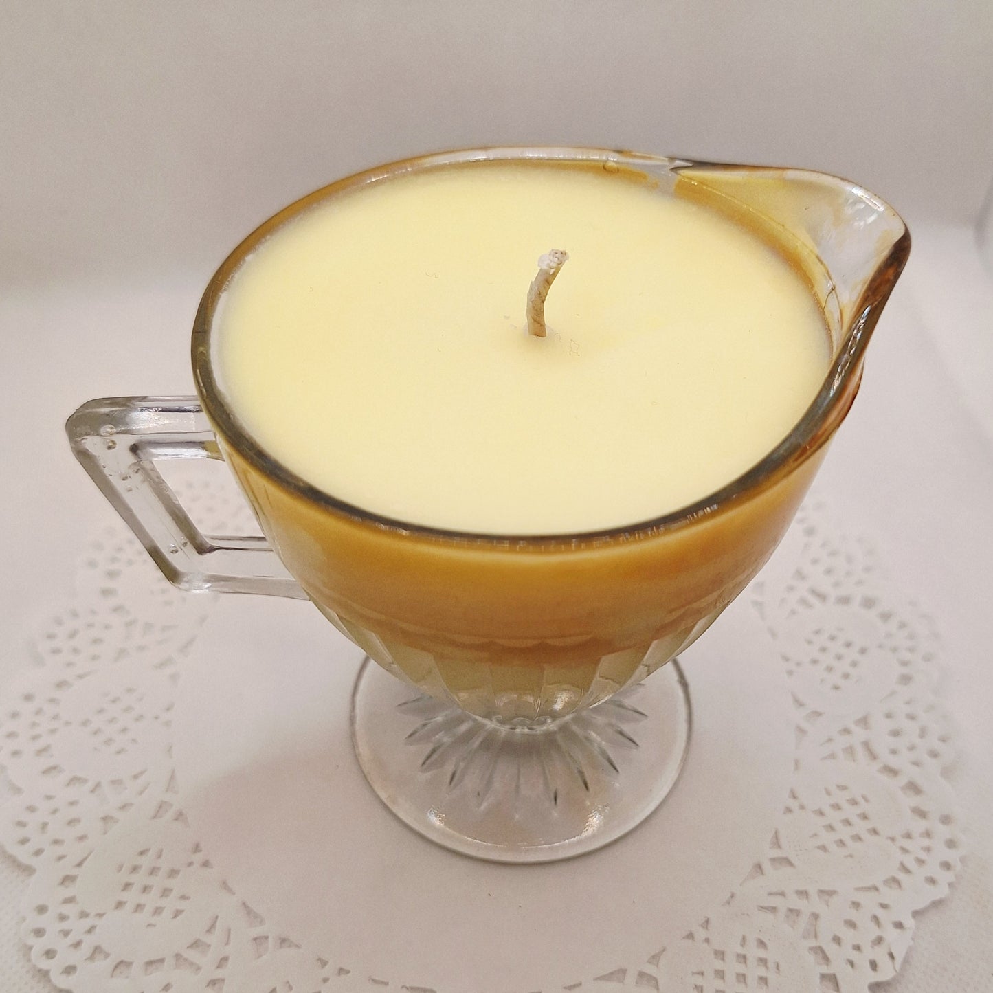 Carnival Glass 6 oz Massage Oil Candle
