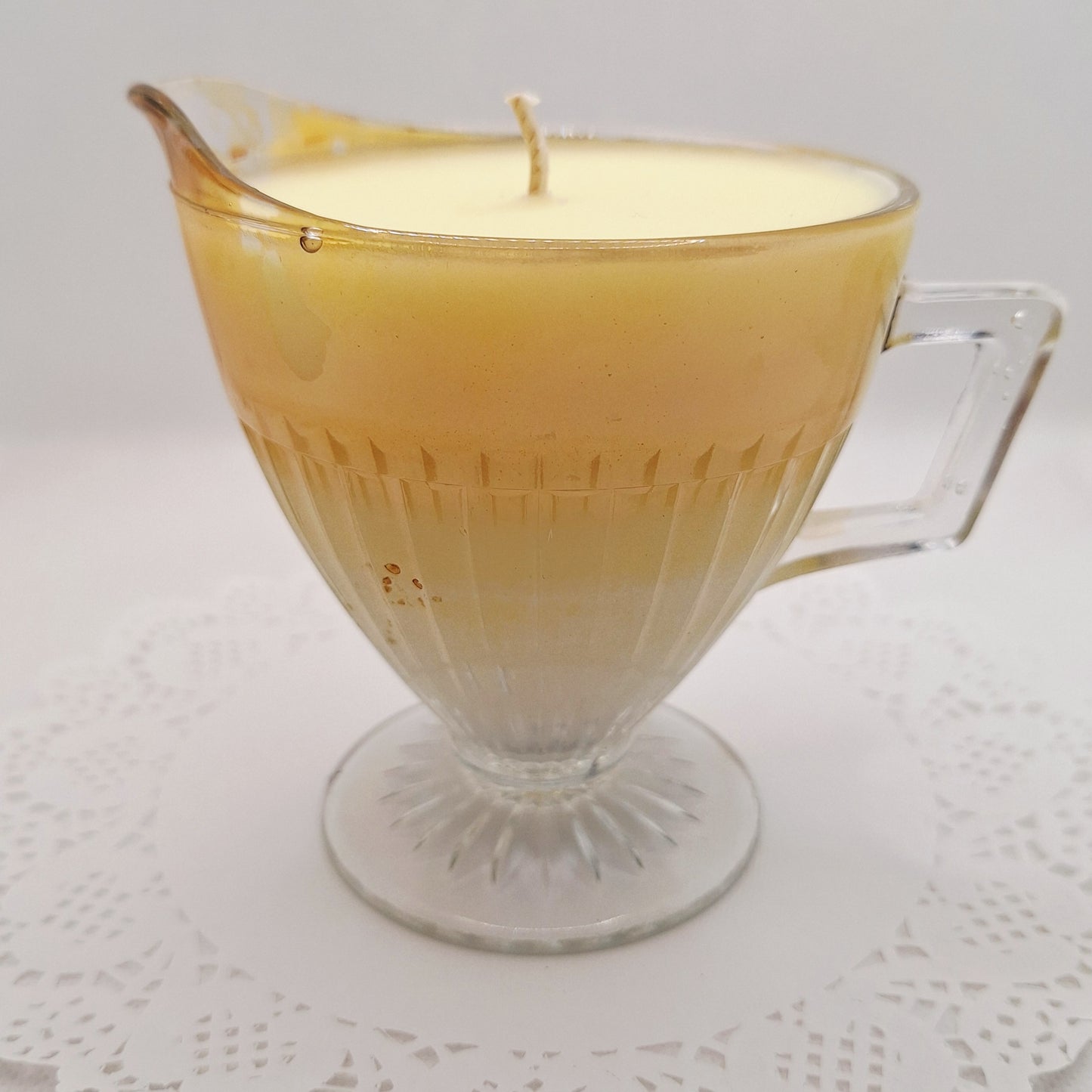 Carnival Glass 6 oz Massage Oil Candle
