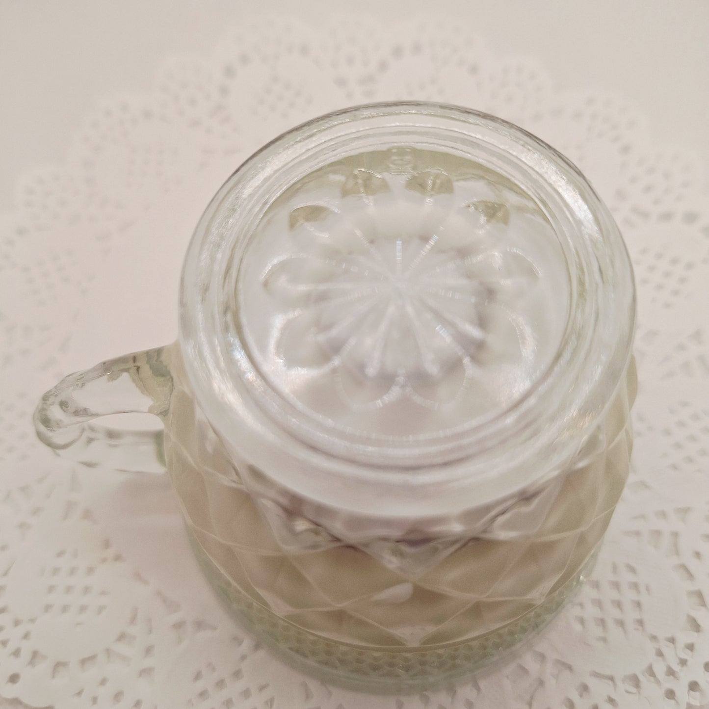 Vintage Wexford Pressed Glass 5 oz Punch Cup Candles
