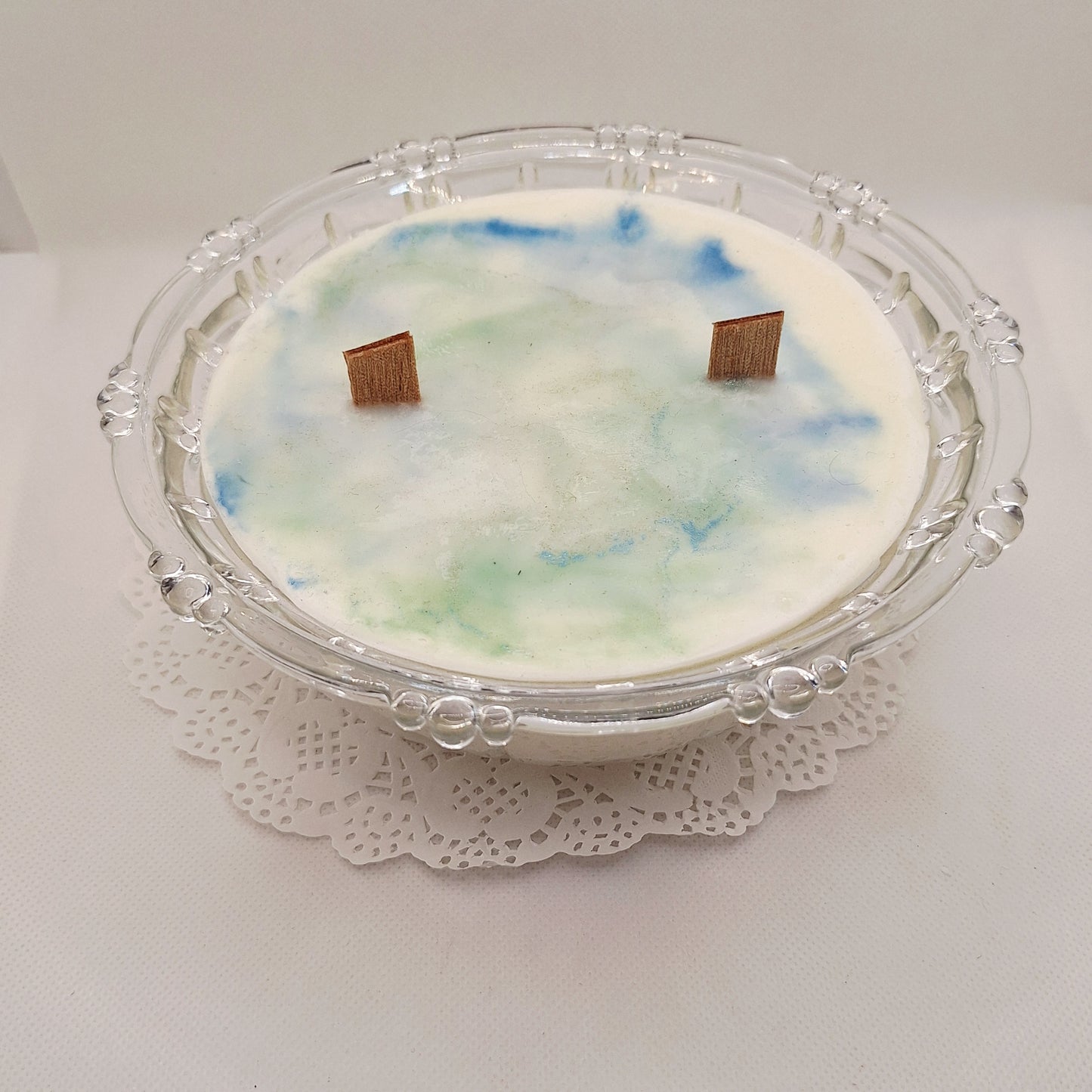 Vintage KIG Indonesia 16 oz Lidded Dish Candle