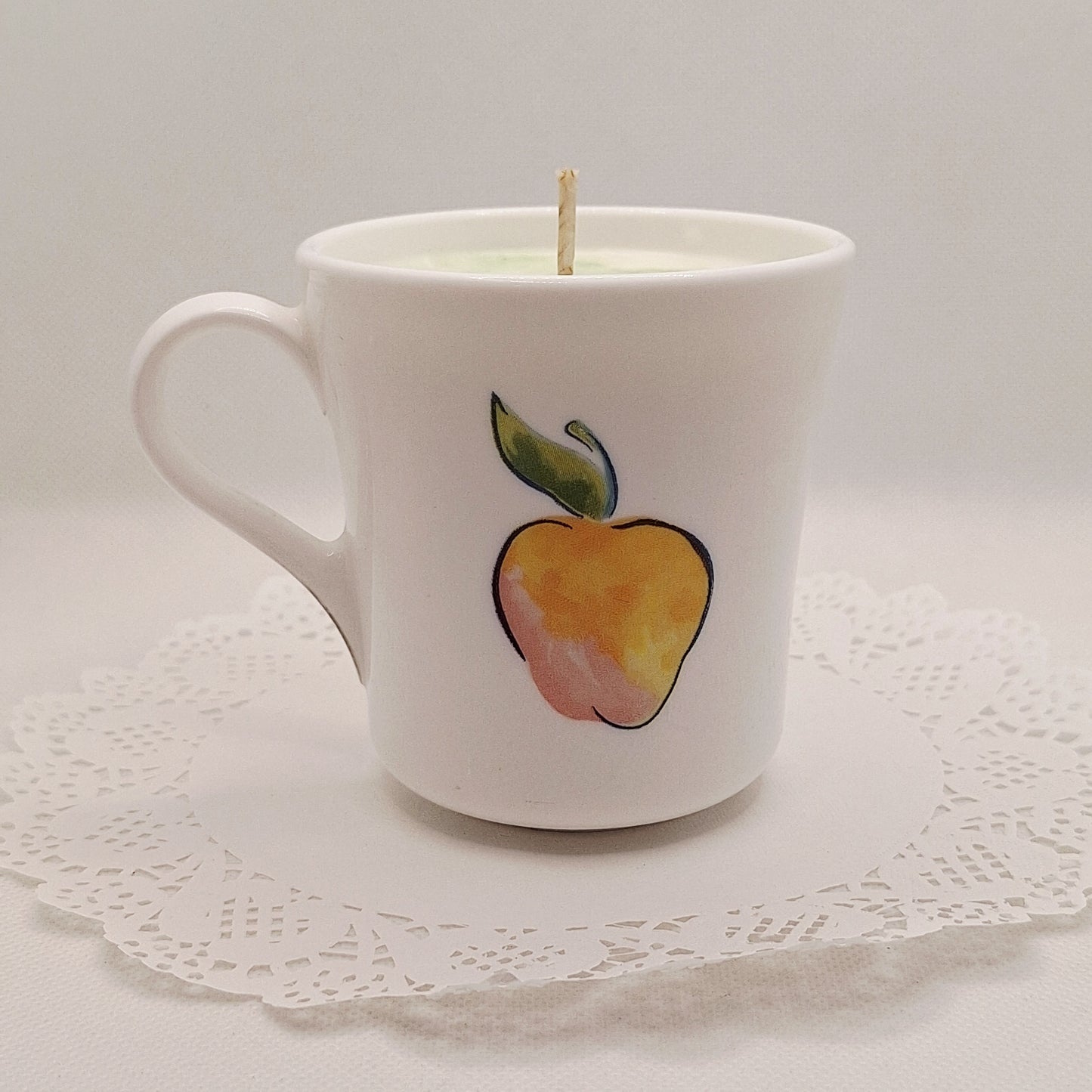 Corning Ware Cherry Apple 8 oz Coffee Cup Candles