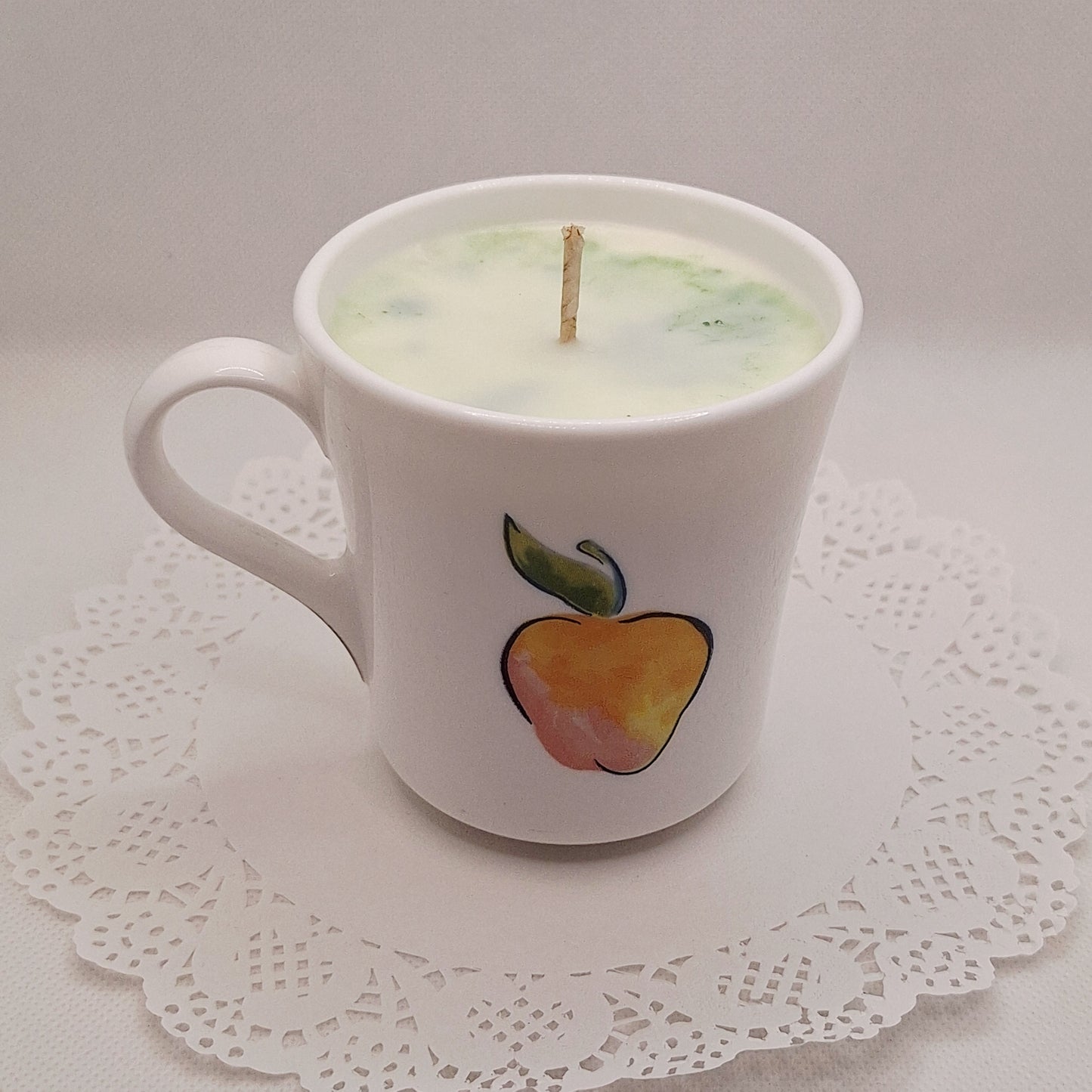 Corning Ware Cherry Apple 8 oz Coffee Cup Candles