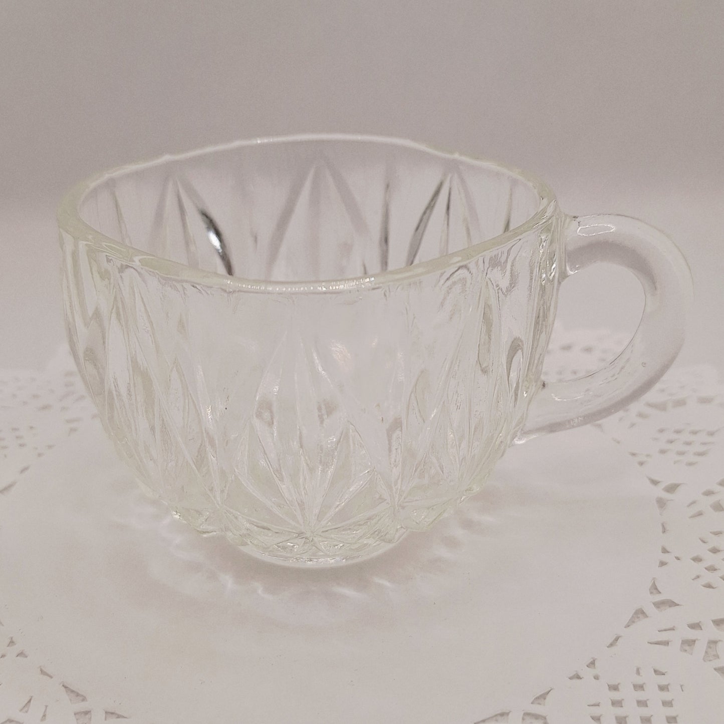 Vintage Pressed Glass 5 oz Punch Cup Candles