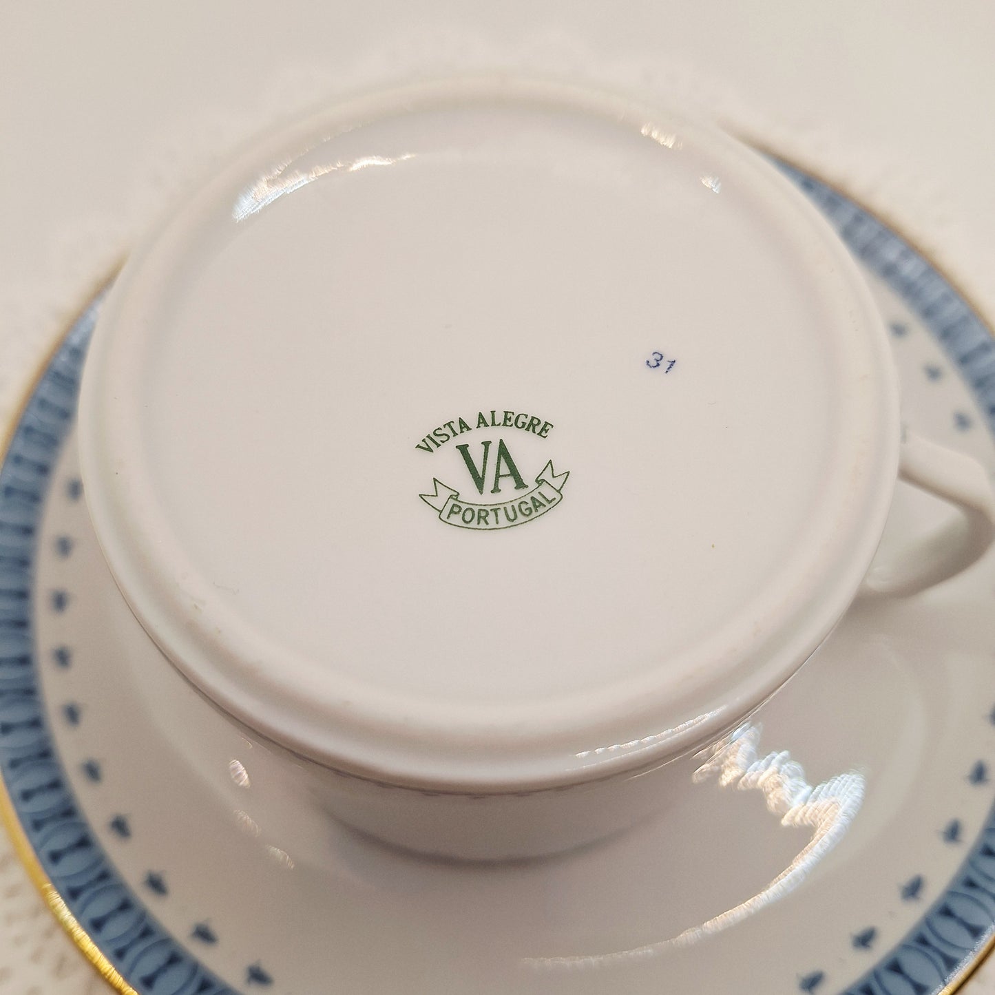Vista Alegre 5 oz Teacup and Saucer Candles