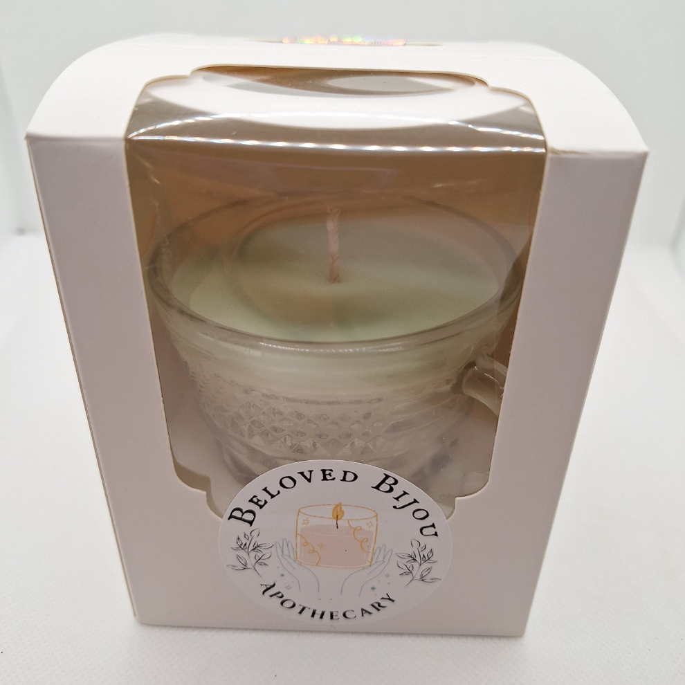 Vintage Wexford Pressed Glass 5 oz Punch Cup Candles