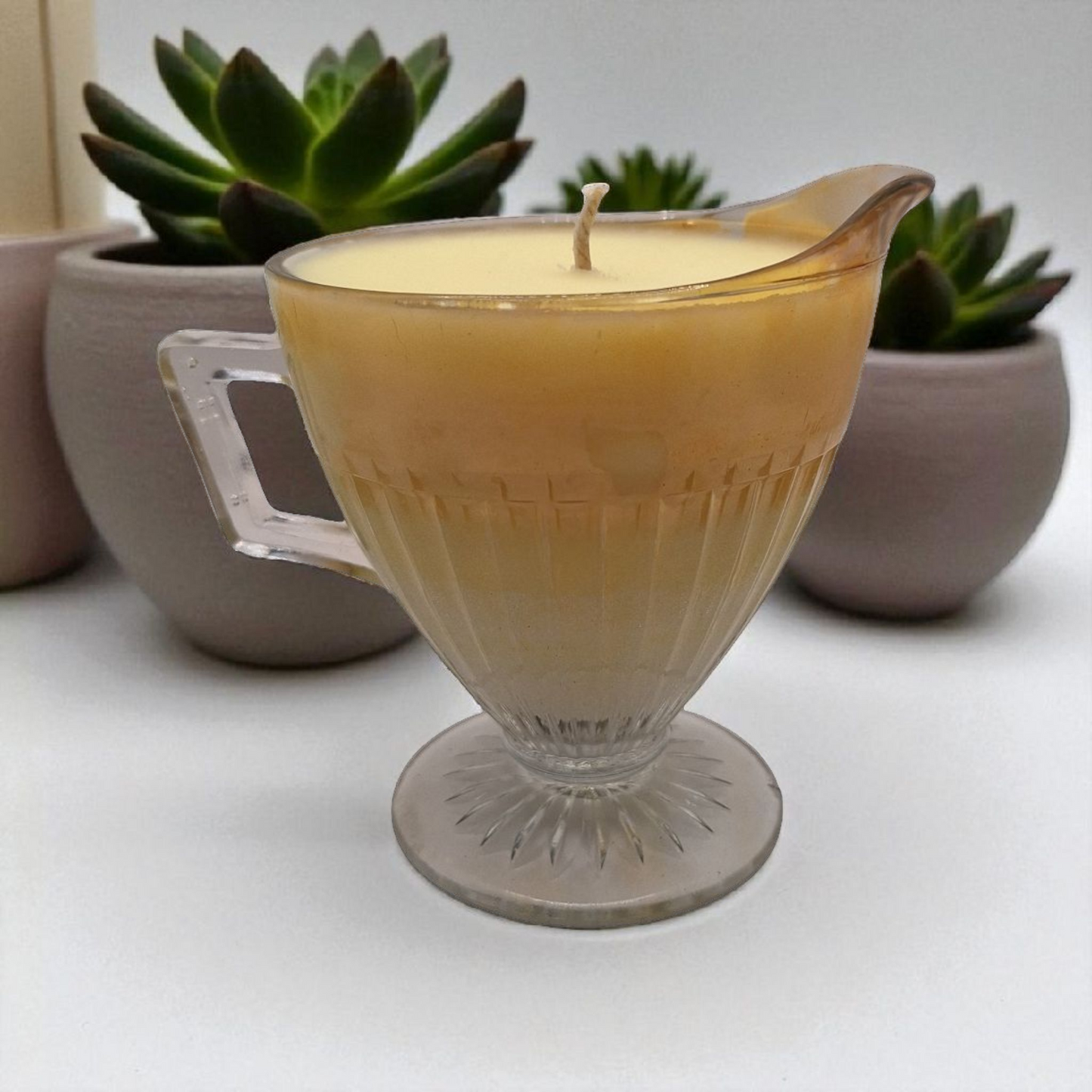 Carnival Glass 6 oz Massage Oil Candle