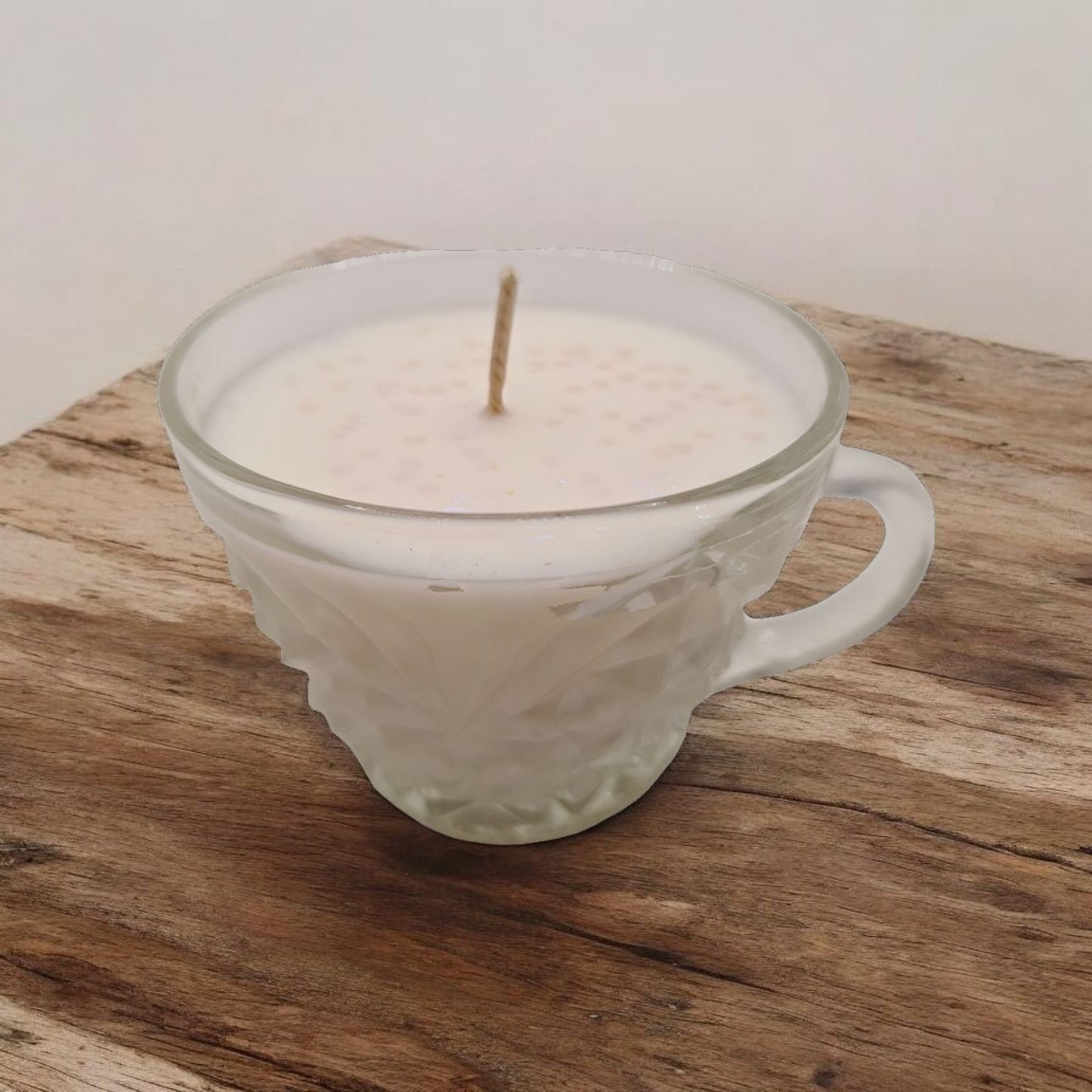 Vintage Pressed Glass 3 oz Punch Cup Candles