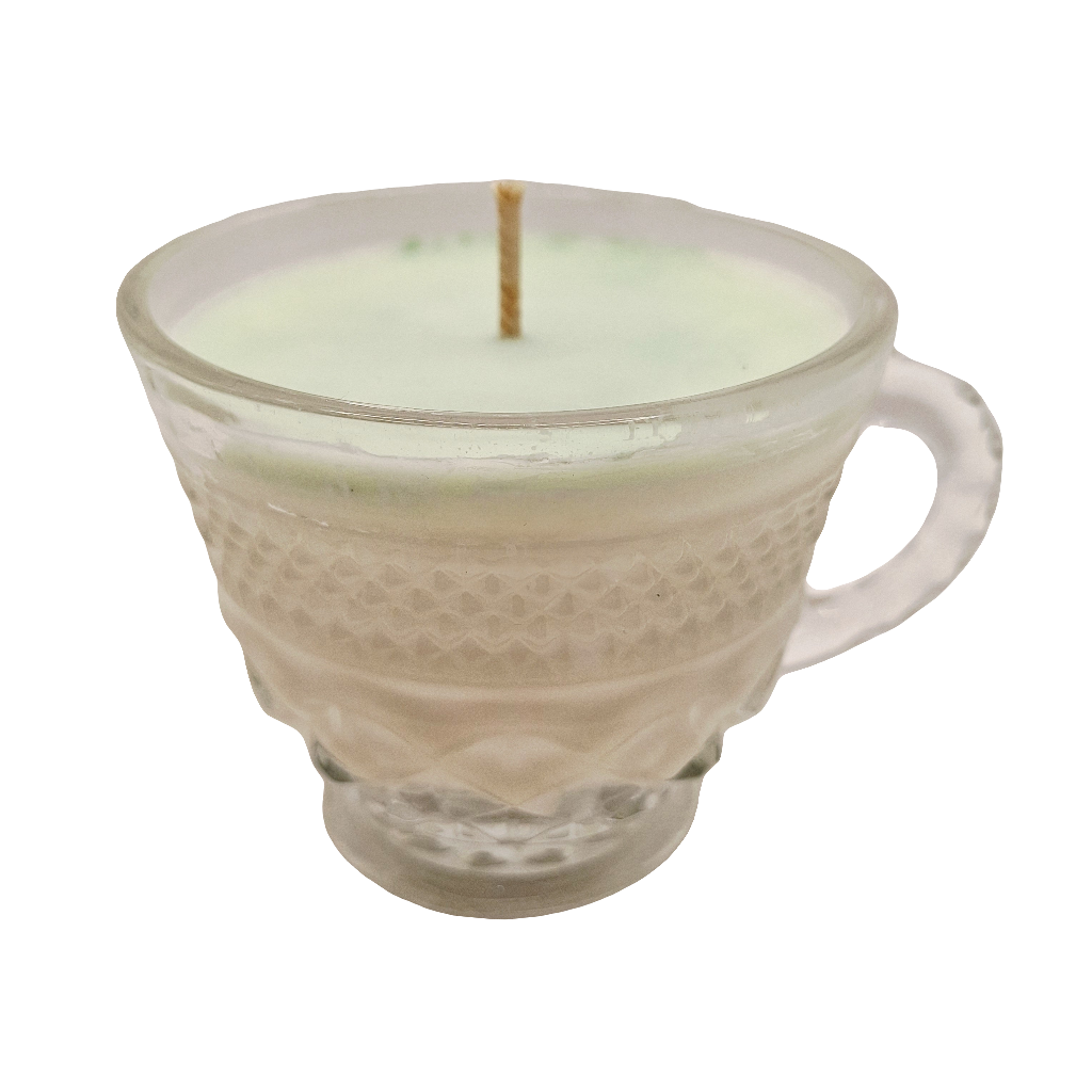 Vintage Wexford Pressed Glass 5 oz Punch Cup Candles