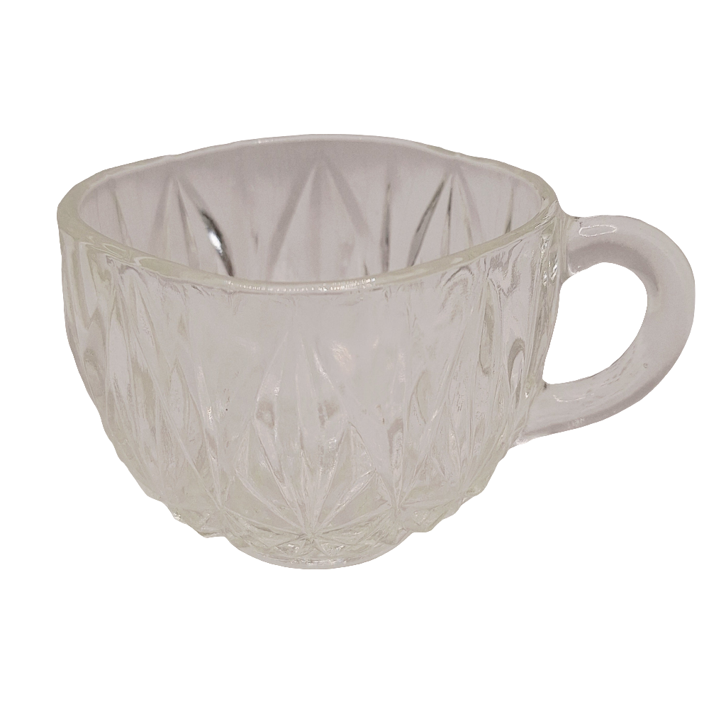 Vintage Pressed Glass 5 oz Punch Cup Candles