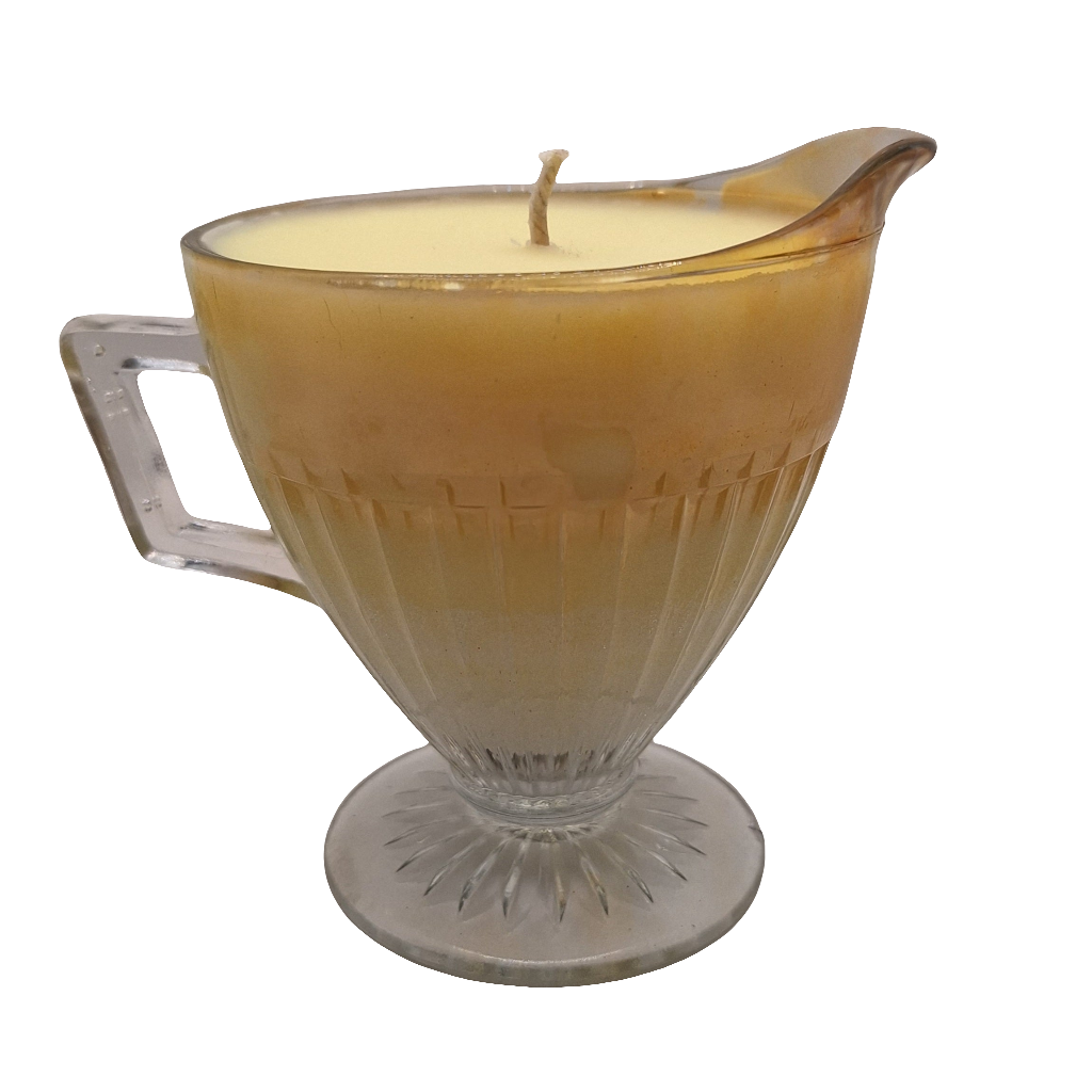Carnival Glass 6 oz Massage Oil Candle