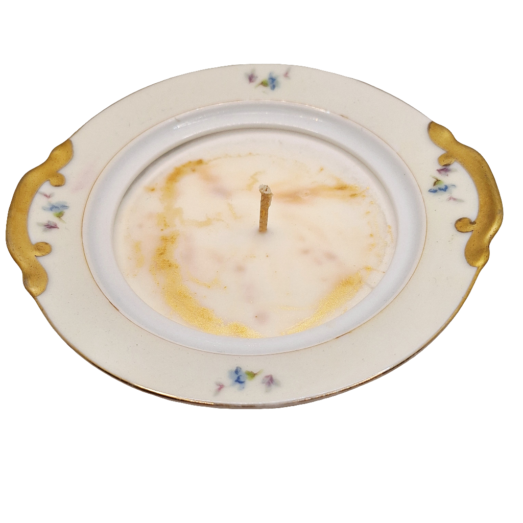 Vintage Empress China 6 oz Lidded Dish Candle