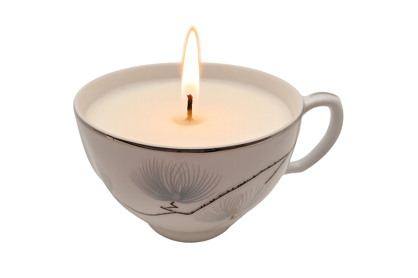 Laurel China Inland Sea 6 oz Teacup Candles