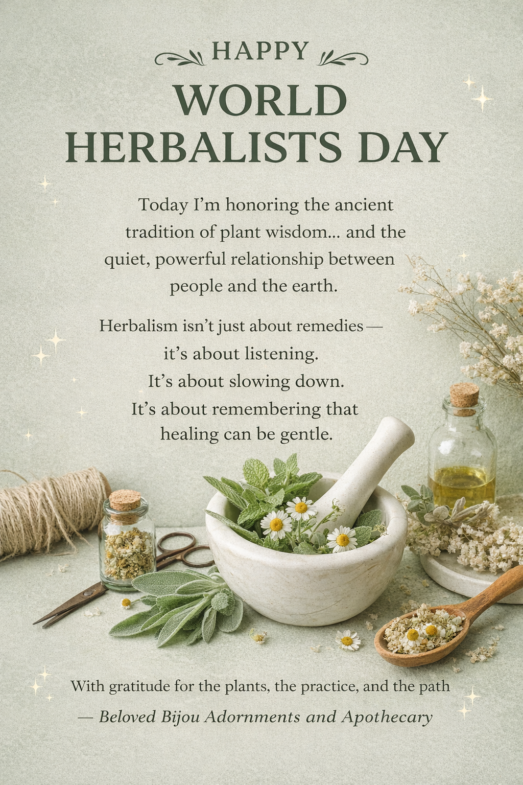 April 17th - World Herbalists Day 🌿 ♥️