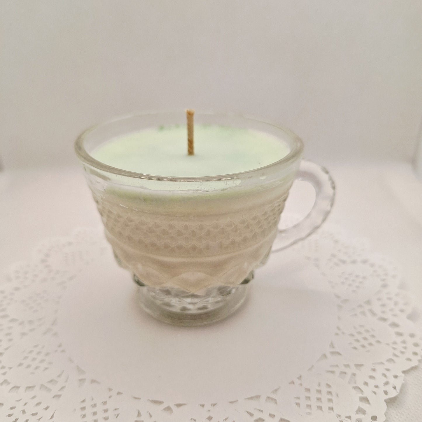Vintage Wexford Pressed Glass 5 oz Punch Cup Candles
