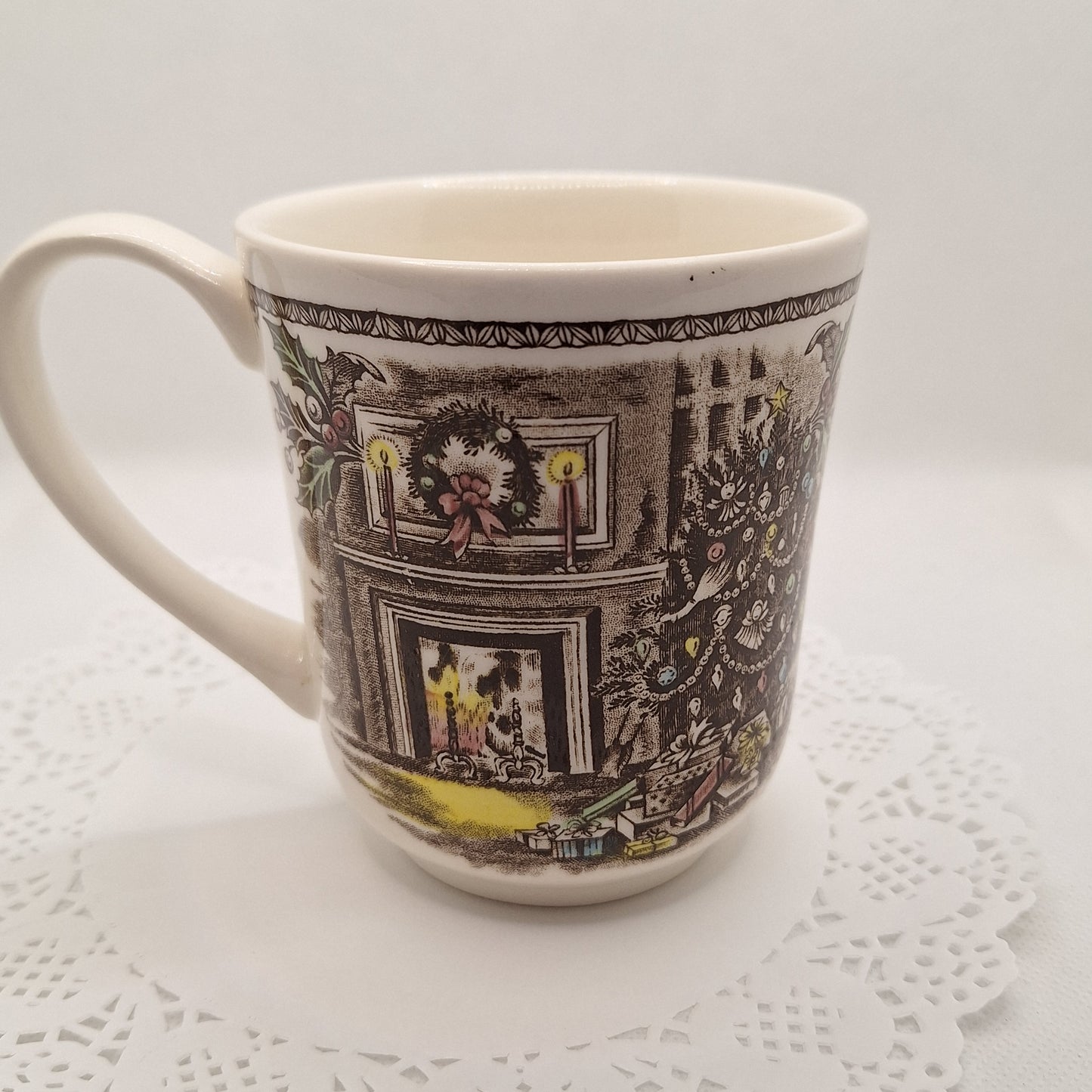 English Christmas Yuletide Mug Soy Wax Candle