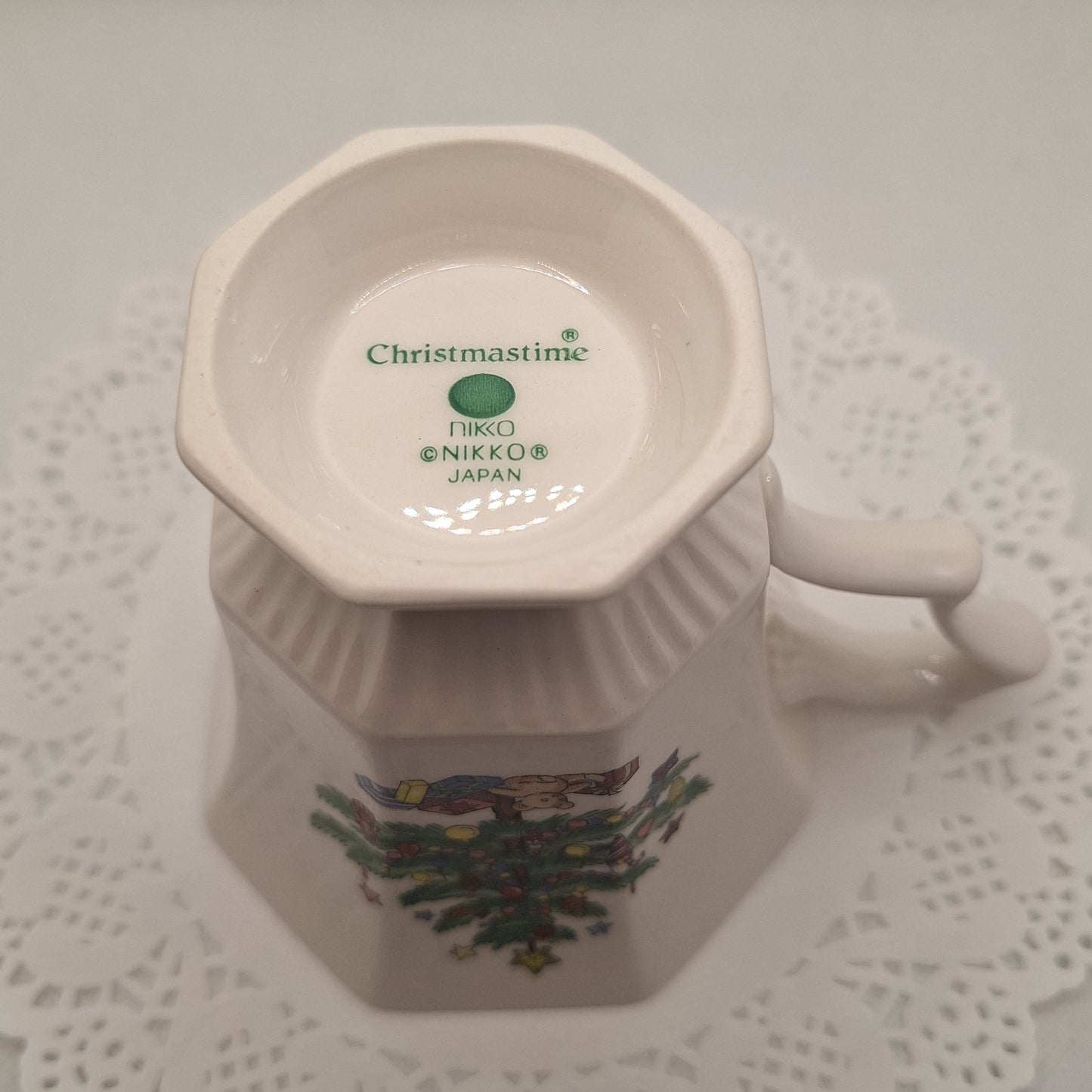 Nikko Christmastime Soy Wax Teacup and Saucer Candle