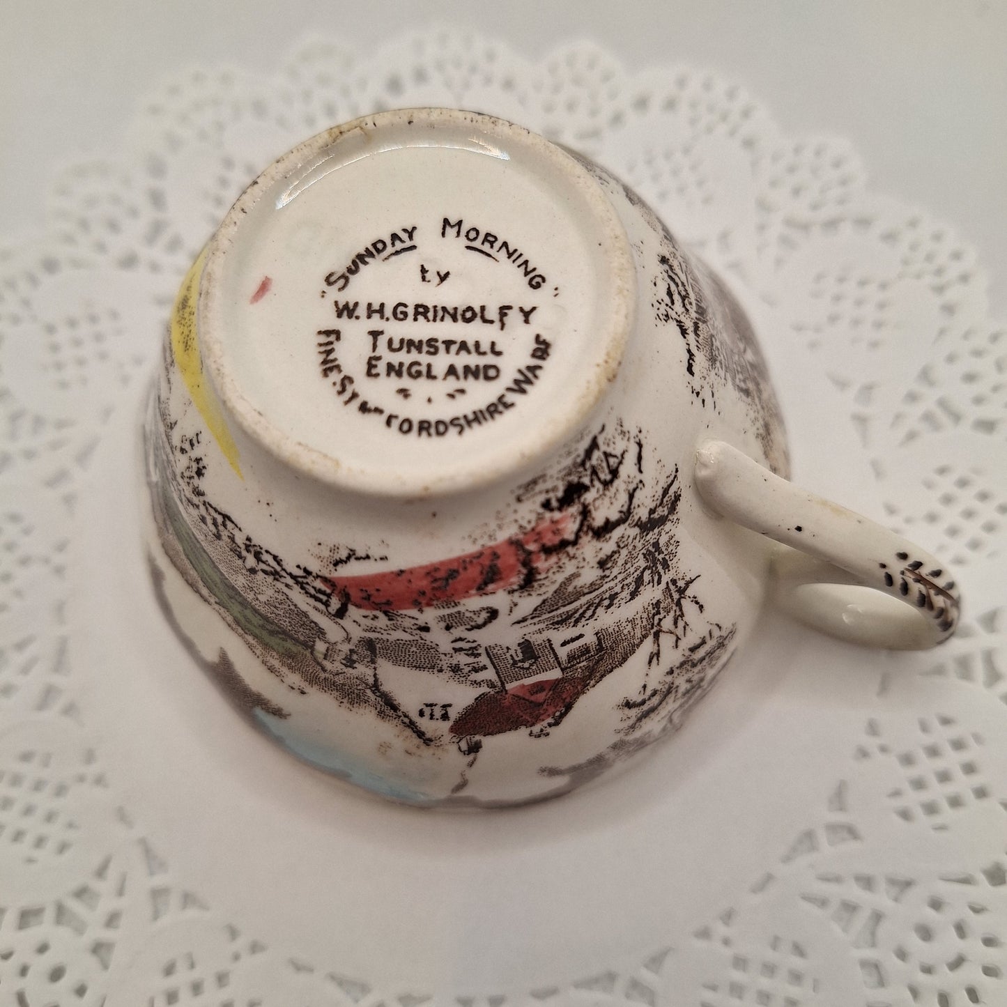 W.H. Grinolfy Sunday Morning Soy Wax Teacup Candle