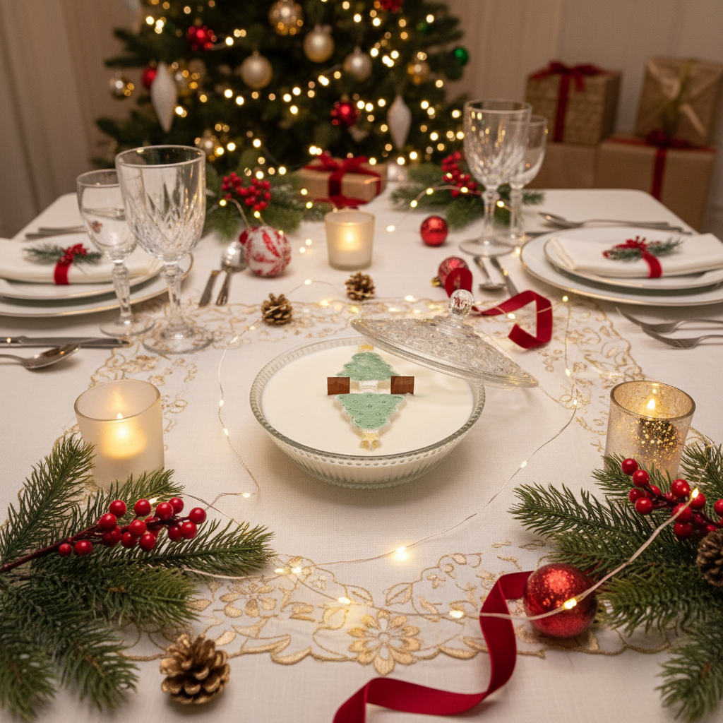 Woodland Elves Depression Glass Wood Wick Candle