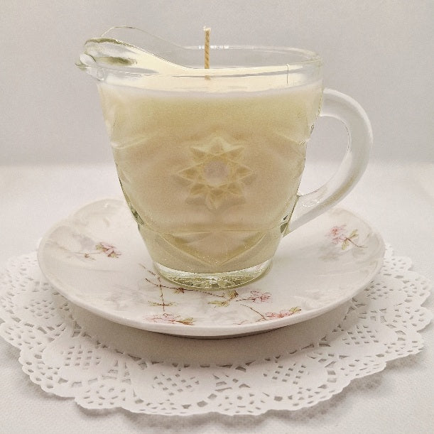 Haviland Limoges and Anchor Hocking Massage Oil Candle