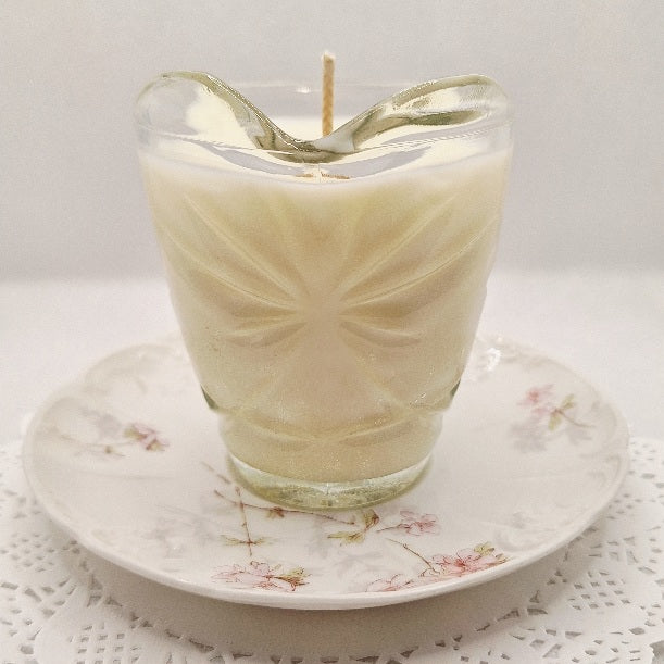 Haviland Limoges and Anchor Hocking Massage Oil Candle