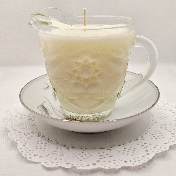 Noritake Corliss and Anchor Hocking Massage Oil Candle