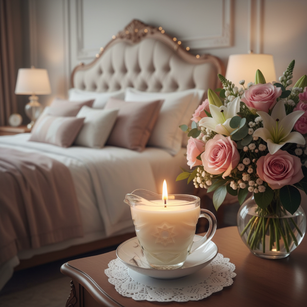 Noritake Corliss and Anchor Hocking Massage Oil Candle