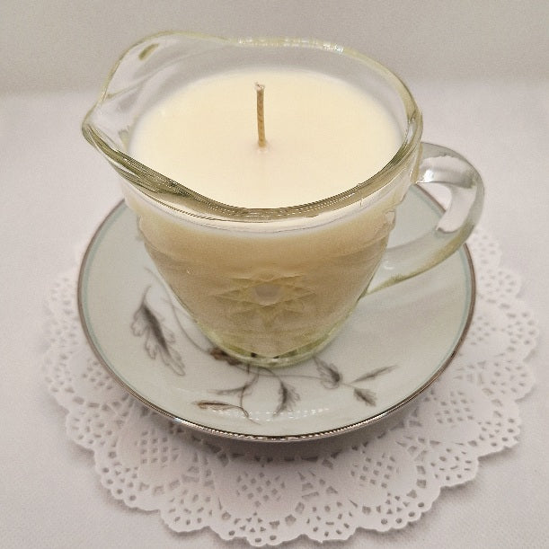 Noritake Corliss and Anchor Hocking Massage Oil Candle