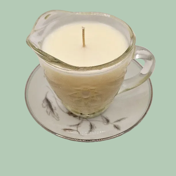 Noritake Corliss and Anchor Hocking Massage Oil Candle