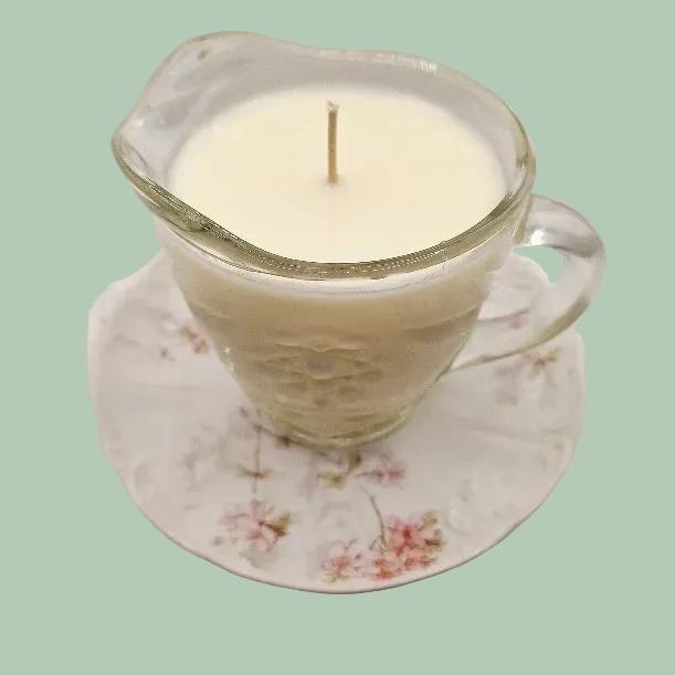 Haviland Limoges and Anchor Hocking Massage Oil Candle