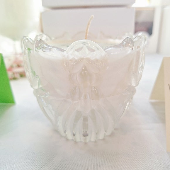 Gorham Lead Crystal Angel Votive Candle