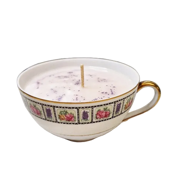 Vintage Felda China German Teacup Soy Wax Candle