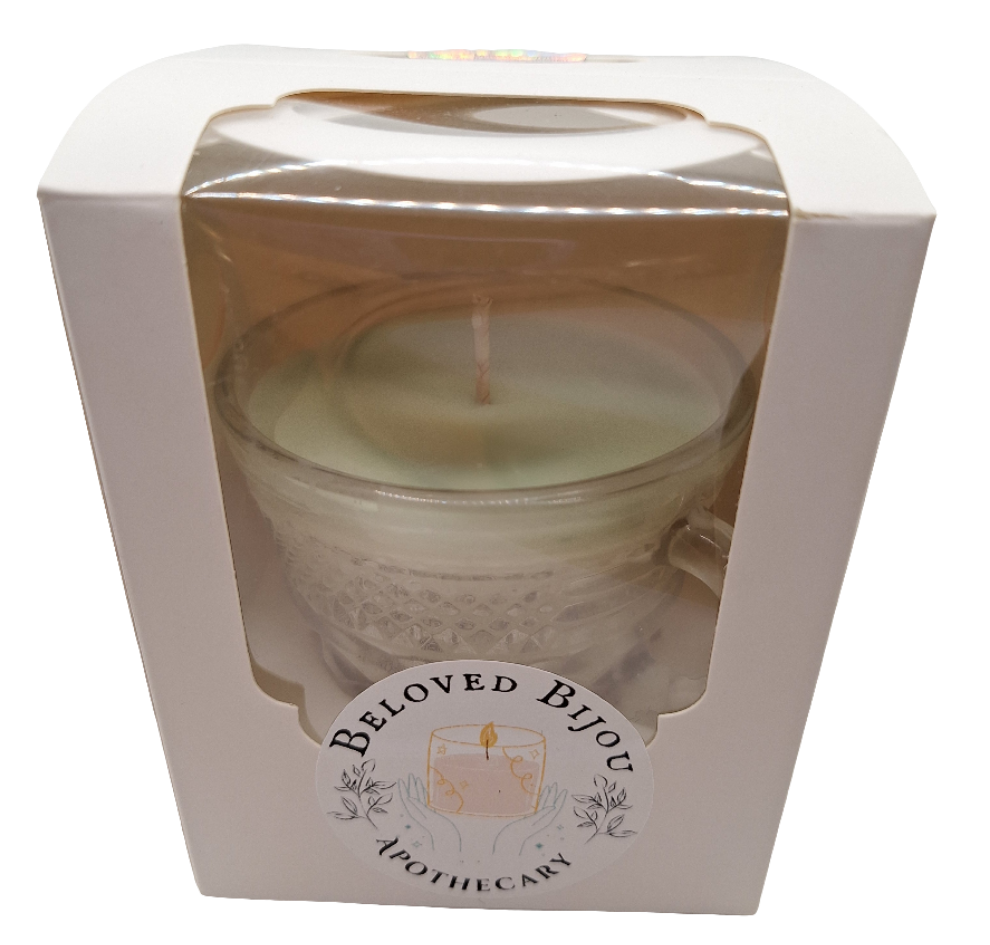 Vintage Wexford Pressed Glass 5 oz Punch Cup Candles