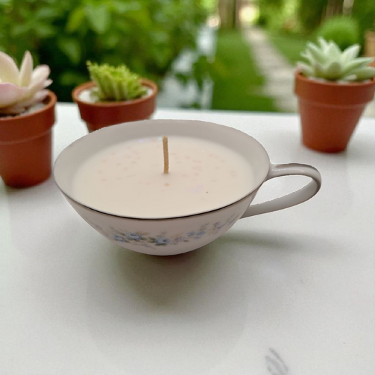 Noritake Roseberry 4 oz Teacup Candles