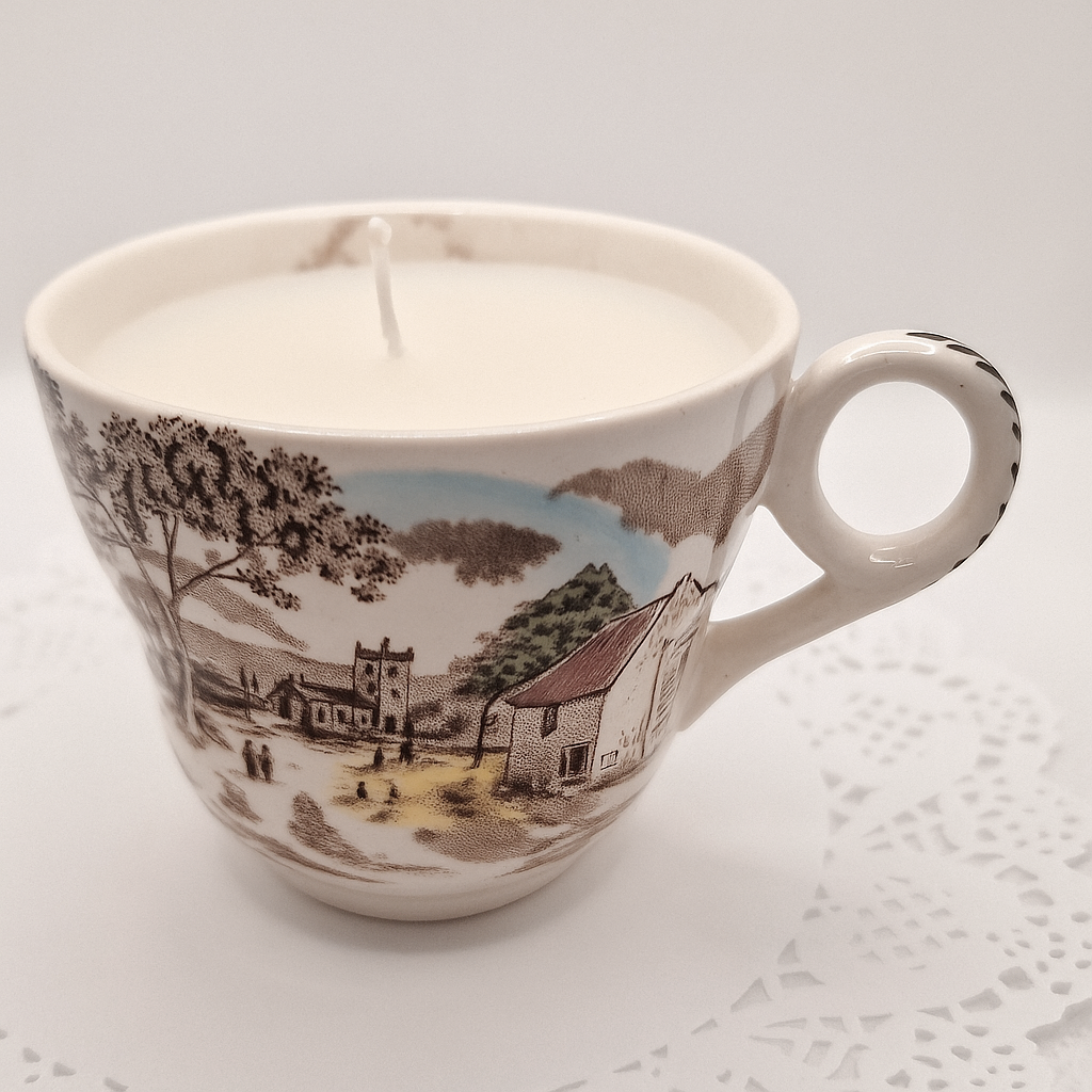 W.H. Grinolfy Sunday Morning Soy Wax Teacup Candle
