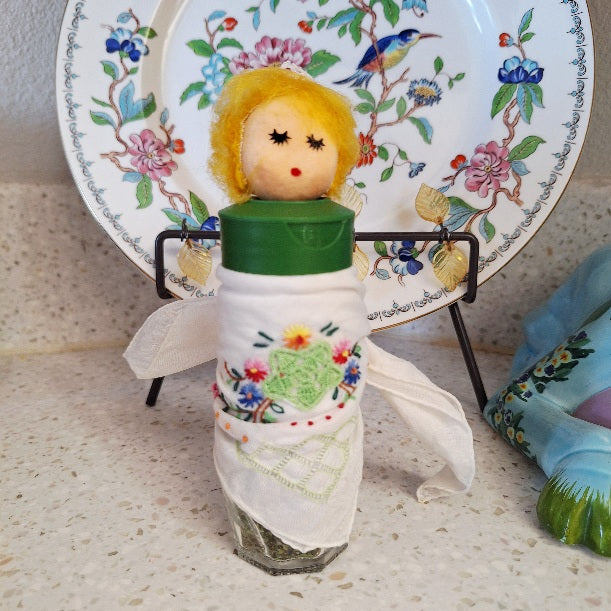 Herb Angel Doll Jars