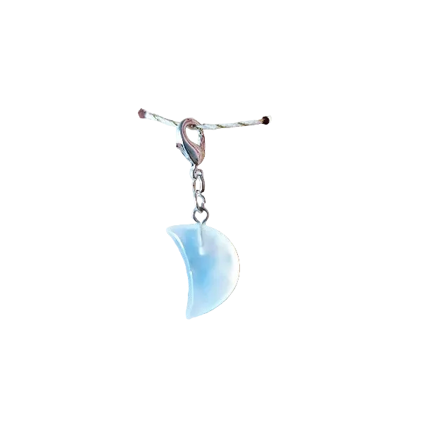 Crystal Crescent Moon Charms