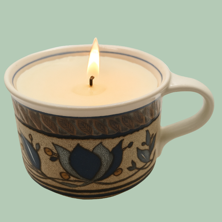 Mikasa Intaglio 8 oz Teacup Candles